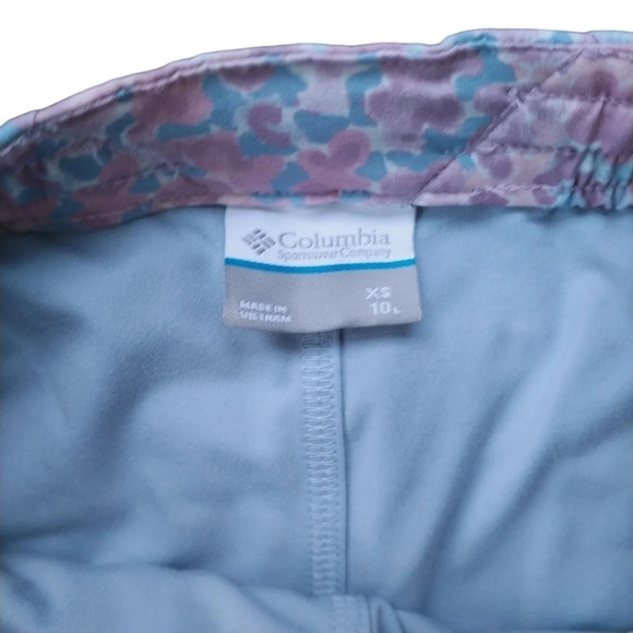 Columbia Floral Waistband Pale Violet Performance Sports Mini Skort XS - Picture 9 of 10